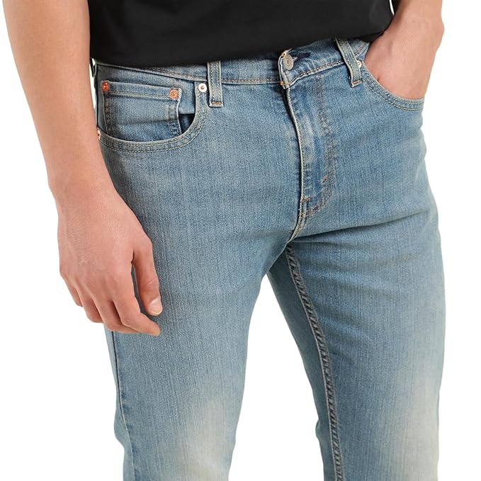 Levi's Men's 512 Slim Tapered Fit Mid Rise Blue Jeans - Image 2